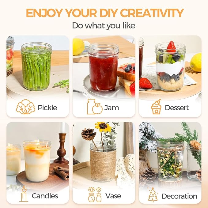 ComSaf Mason Jars 32 oz - Image 8