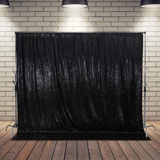 SquarePie Sequin Backdrop Curtain Not See Through Thick Glitter Background - Image 3