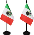 Mexico Mexican Deluxe Desk Flag Set Small Mini Miniature Mexico Mexican Table by tibijoy