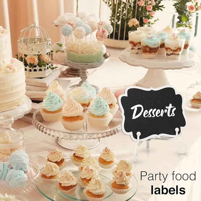 Mini Chalkboard Signs for Food Labels for Party Buffet, Small Place Cards or - Image 7