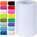 White Tulle Fabric Rolls 6 Inch by 100 Yards Tulle Roll Spool Fabric by Unknown