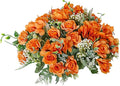 Artificial Flower 5 Branches Artificial Silk Fake Flowers Bouquet Small Roses by YoungJewl