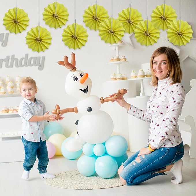 Yellow Party Decorations, Paper Decorations - Image 4