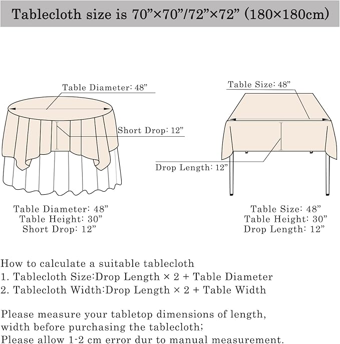 ShinyBeauty Lavender Table Cloths - Image 5