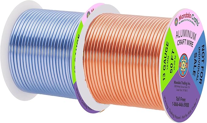 Mandala Crafts 13 Gauge Anodized Aluminum Craft Wire - Image 2