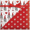 Current Gnome for the Holidays Double-Sided Rolled Christmas Wrapping Paper by Current