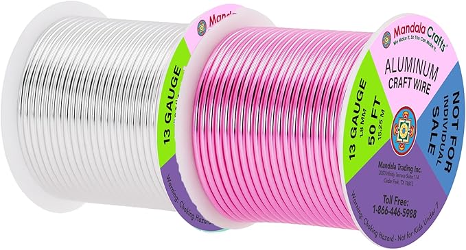 Mandala Crafts 13 Gauge Anodized Aluminum Craft Wire - Image 2