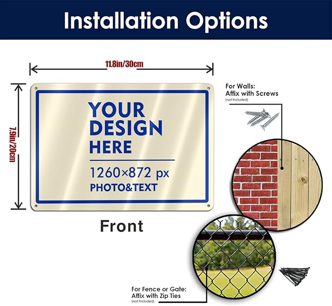 Custom Signs Outdoor Metal Sign - Image 6