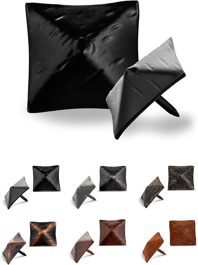 10 Pack 1.25" Square Head Iron Clavos Decorative Nails – Black – Handmade by BorderlandRusticHardware