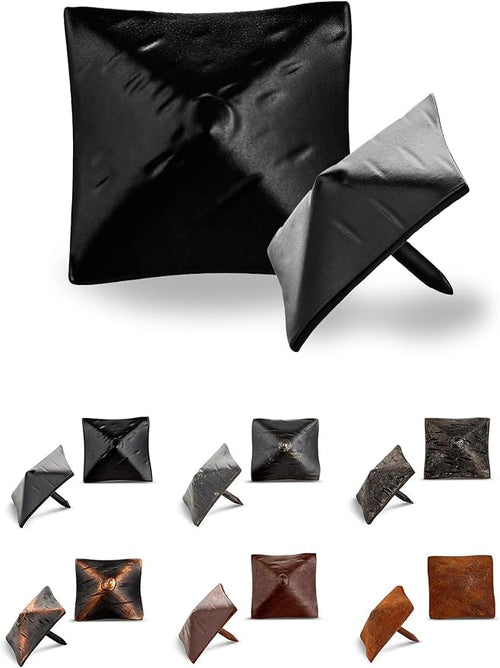10 Pack 1.25" Square Head Iron Clavos Decorative Nails – Black – Handmade by BorderlandRusticHardware