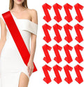 Blank Sash 16 PCS Sashes DIY Satin Sash Chair Sashes Scout Sash President Sash by SereneGLow