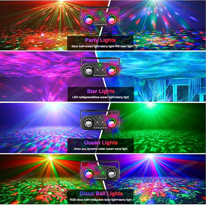 Disco Lights Disco Ball, Sound Activated Party Light - Image 3