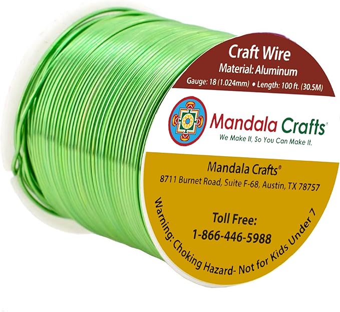 Mandala Crafts 18 Gauge Anodized Aluminum Craft Wire - Image 2
