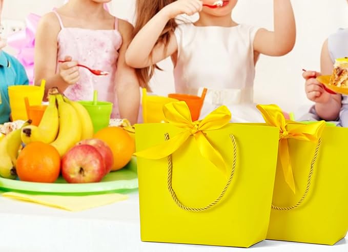 HUAPRINT Gift Bags with Handles, 7.48×3.54×7.9 inches, Party Favor Bags with - Image 7