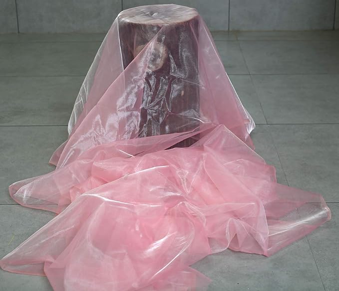 MDS Pack of 50 PCS Organza Chair Sashes Wider Dining Chair Bows Ribbon Tie Back - Image 8