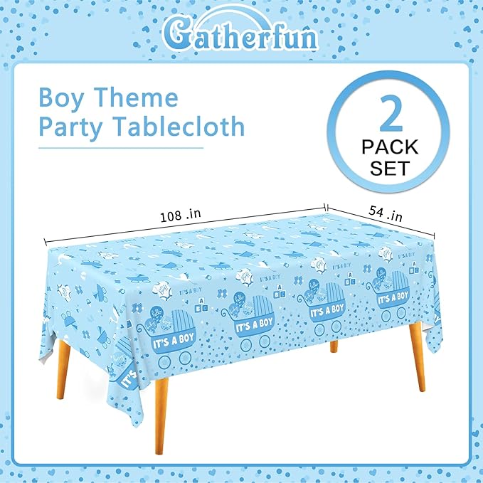 Gatherfun Baby Boy Shower Party Supplies: 2-Pack It’s A Boy Decorations - Image 2
