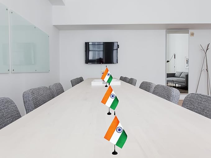 India Desk Flag, 12 Pack Indian Table Office Flag - Image 5