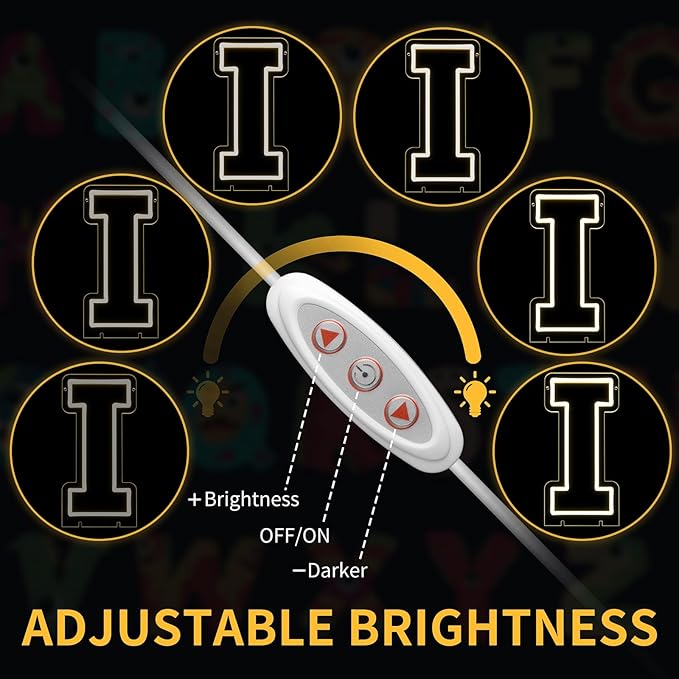 Light Up Letters I, Led Marquee Letter Lights Neon Sign, 13.9" Height - Image 3
