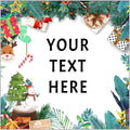 100-1000pcs Custom Stickers Merry Christmas Stickers Personalized Labels by Unknown