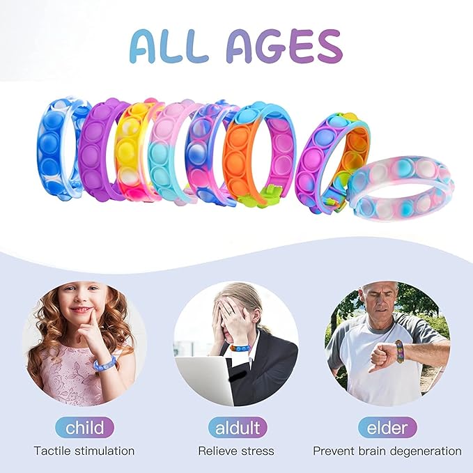 200Pcs Pop Bracelet, Party Favors - Image 4