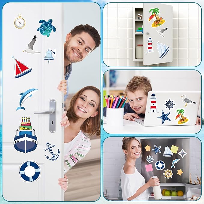 Xuhal 25 Pcs Birthday Cruise Door Magnets Decorations Funny Cruise Ship Door - Image 7
