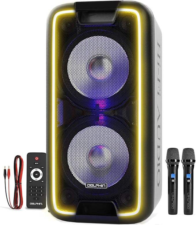 Dolphin 1000W Karaoke Party Speaker by Dolphin