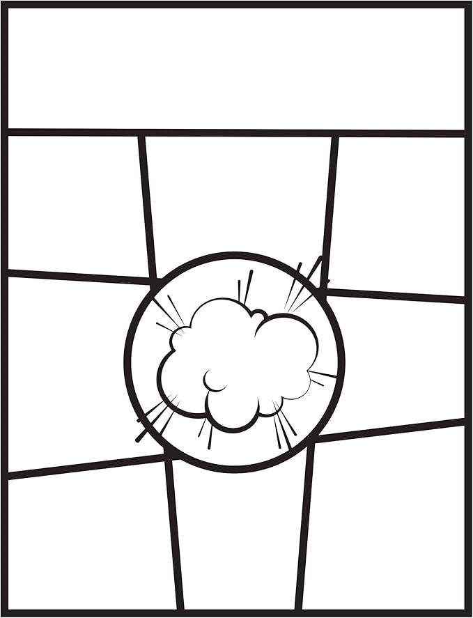 Blank Comic Book | Set of 2 | Create Your Own Comics and Cartoons - Image 9