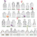 30 Pcs Bud Vase Set, Vases for Centerpieces, Cute Glass Bud Vases in Bulk by Yabool