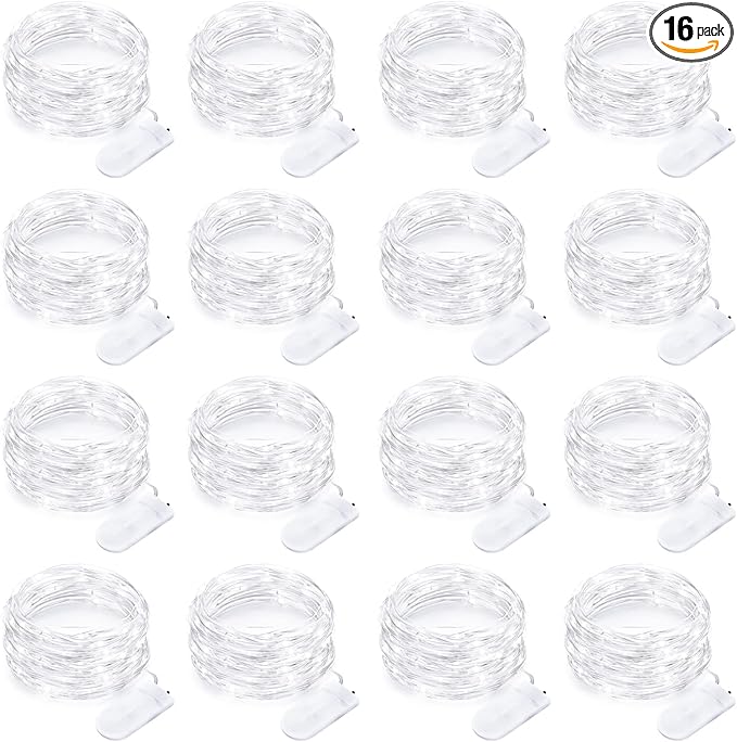 16 Pack Led Fairy Lights Battery Operated String Lights 10 Feet 30 LED by Yiaht