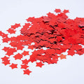 Red Star Confetti, Foil Glitter Table Confetti, Sparkling by Tim%26Lin