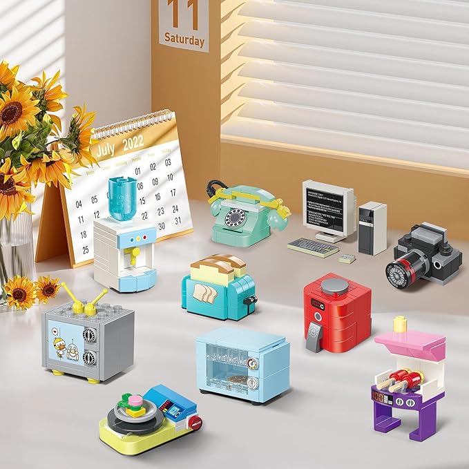 Building Toys for Girls Gift, Mini Building Blocks Appliances for Kids - Image 3