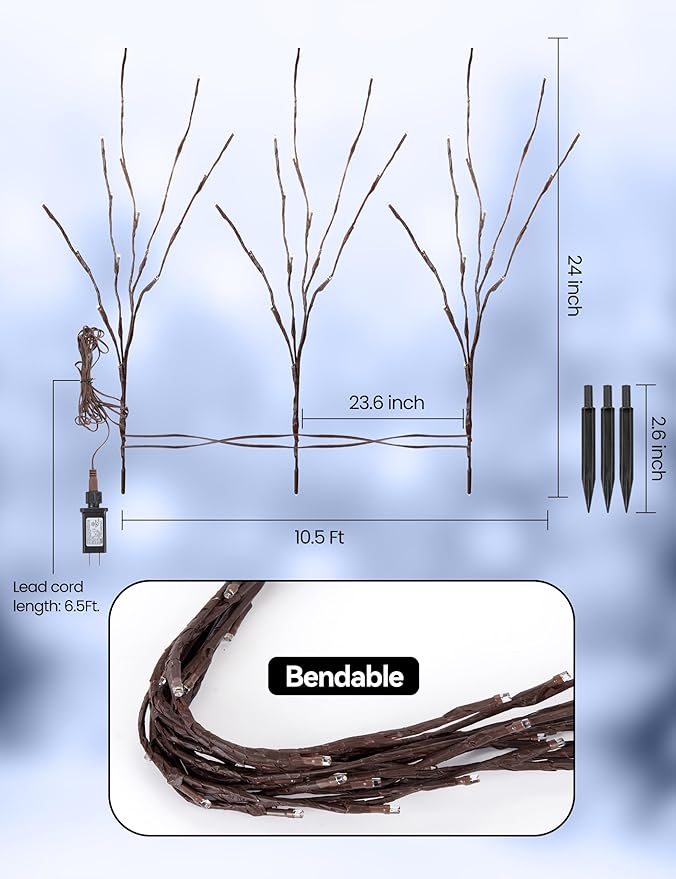 Lighted Branches for Vases Plug in - Image 3