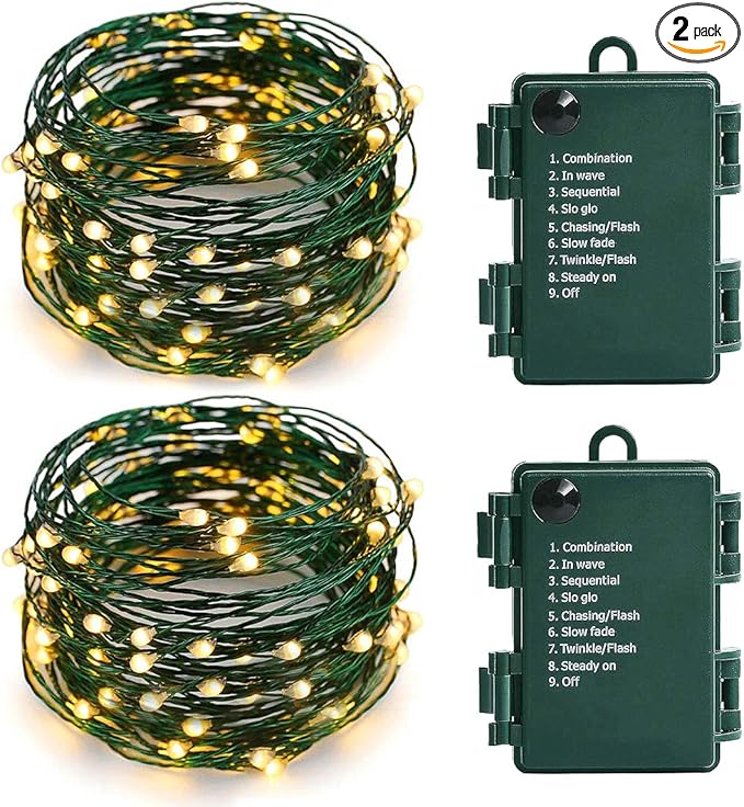Battery Operated Starry Lights - 18FT 50 Micro LEDs by MASHANG