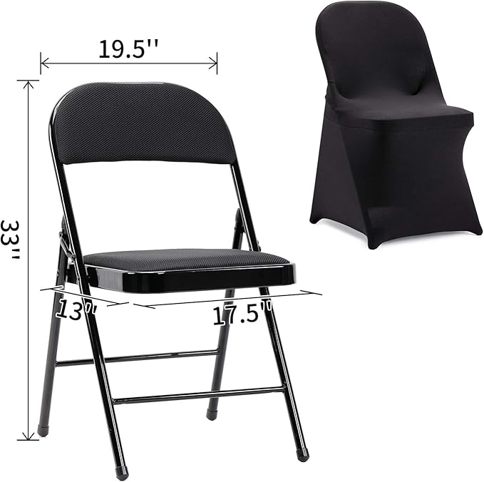Peomeise Stretch Spandex Folding Chair Cover - Image 3