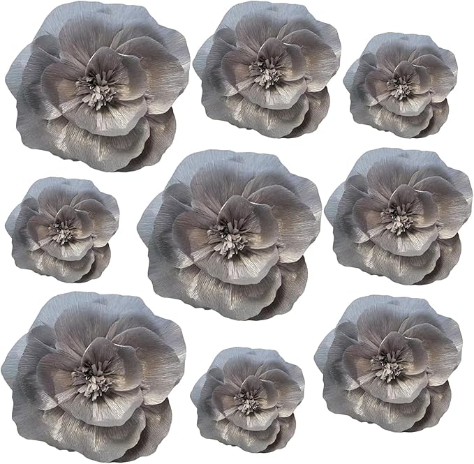 BRT Bearingshui Crepe Paper Flowers Decoration by BRT+Bearingshui