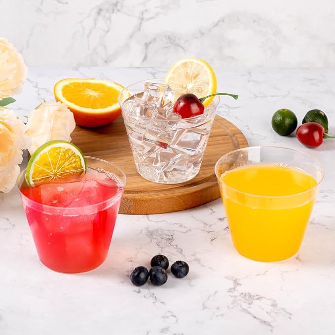 Goodluck 100PCS 9oz Clear Plastic Cups - Image 2