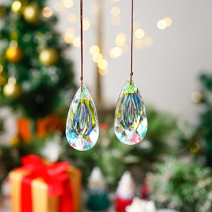 HDCRYSTALGIFTS Set 2, 89mm/3.5in Crystals Prisms Suncatcher - Image 5