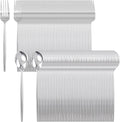SUT 200Pcs Plastic Silverware, Plastic Spoons and Forks, Disposable Silverware by SeeYouTomorrow