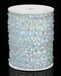 99FT Crystal Garland Strands, Acrylic Iridescent Crystal Beads String Roll by XINHUIDALSQ