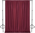 DWCN 10x7 FT Burgundy Backdrop Curtains by DWCN