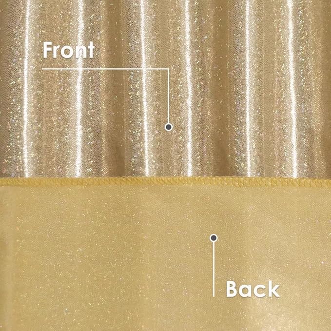 Fitable Sequin Tablecloth for Parties 90x132 Inch - Image 4