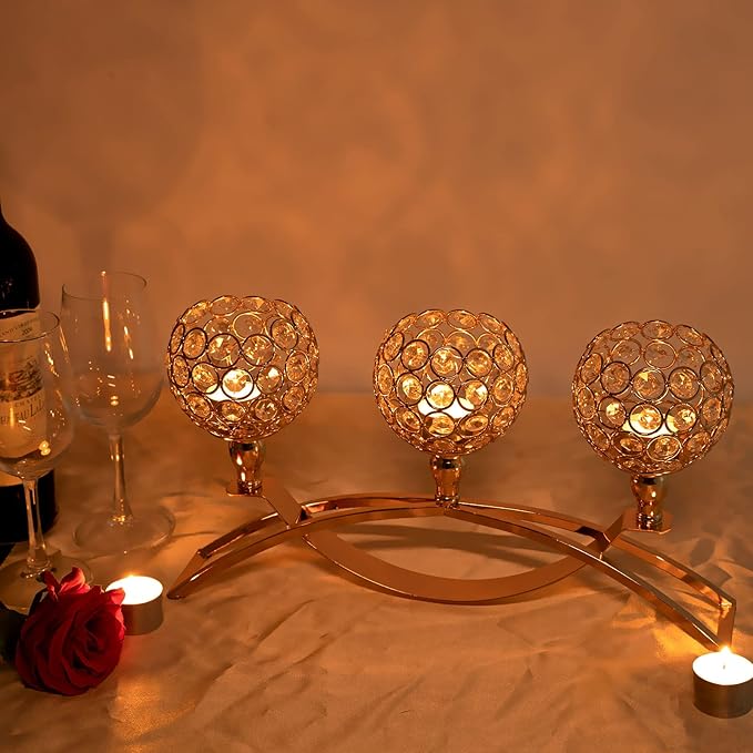 VINCIGANT Candle Stick Holder Decor Gold Candle Holders - Image 3