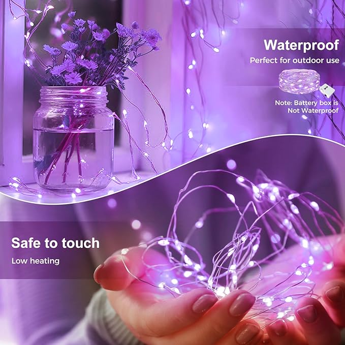 kolpop 30 Pack LED Fairy Lights Battery Operated, 7FT 20 LED Mini Twinkle - Image 3