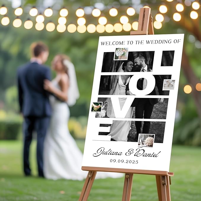 Personalized Wedding Welcome Sign - Image 2