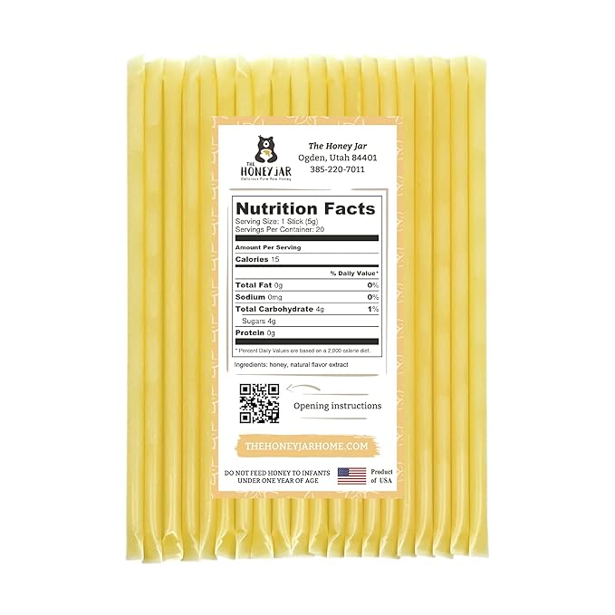The Honey Jar Vanilla Flavored Honey Sticks - Image 2