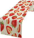 Strawberry Table Runner Spring Summer Wild Berry Fruit Theme Dinner Runner by SHElifestyle