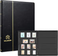 MUDOR Stamp Collecting Album, 4 Rows Pockets Book by MUDOR