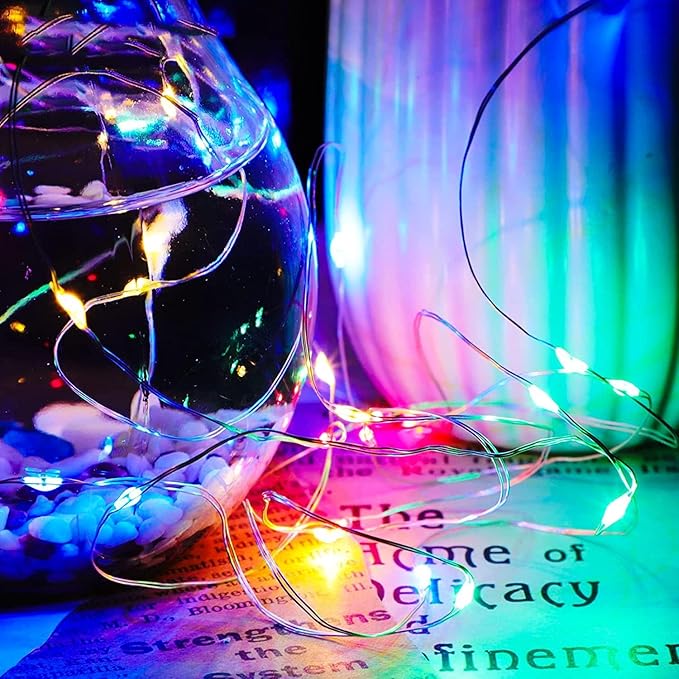 24 Pack LED Fairy Lights Battery Operated 7Ft 20Led Mini String Lights - Image 6
