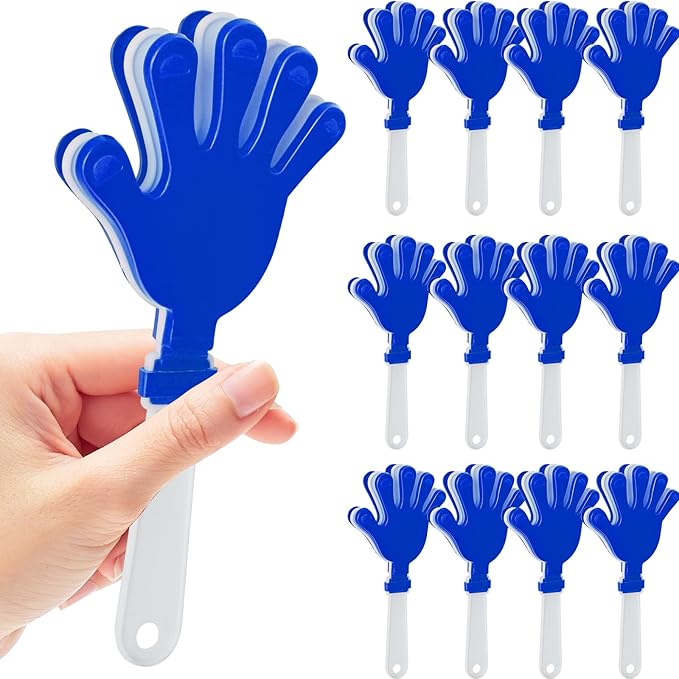 12 Pcs Hand Clappers Noisemakers 7.5 Inch Clappers Noisemakers Plastic Hand by Unknown