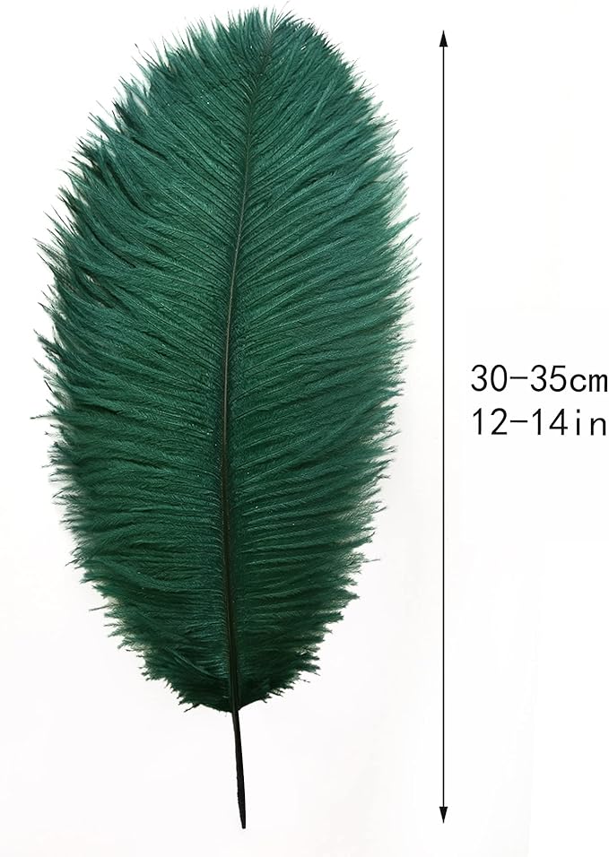 Ballinger Blackish Green Ostrich Feathers - Image 4